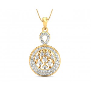 Dea Round Brilliant Cut Diamond Pendant