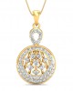 Dea Round Brilliant Cut Diamond Pendant