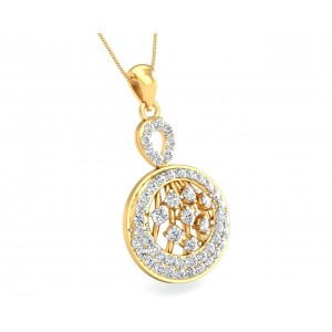 Dea Round Brilliant Cut Diamond Pendant