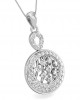 Dea Round Brilliant Cut Diamond Pendant