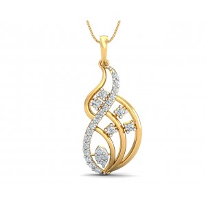 Deena Round Brilliant Cut Diamond Pendant