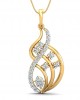 Deena Round Brilliant Cut Diamond Pendant