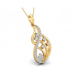 Deena Round Brilliant Cut Diamond Pendant