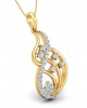 Deena Round Brilliant Cut Diamond Pendant