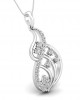 Deena Round Brilliant Cut Diamond Pendant