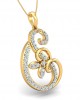 Freya Round Brilliant Diamond Pendant