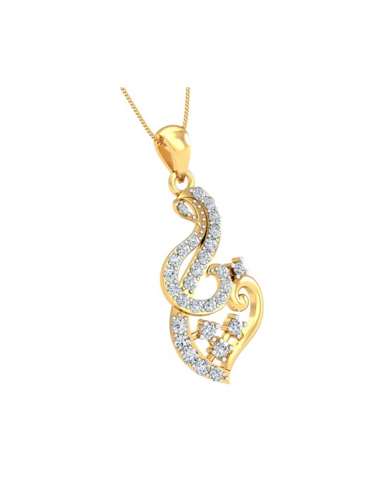 Gini Brilliant Cut Diamond Pendant