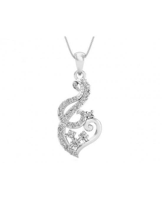 Gini Brilliant Cut Diamond Pendant