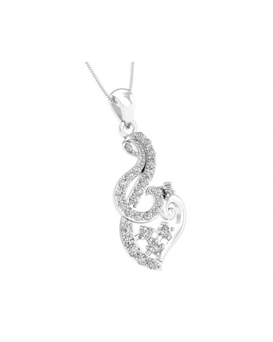 Gini Brilliant Cut Diamond Pendant