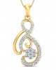 Deiva Round Brilliant Diamond Pendant