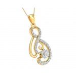 Deiva Round Brilliant Diamond Pendant