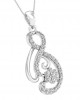 Deiva Round Brilliant Diamond Pendant