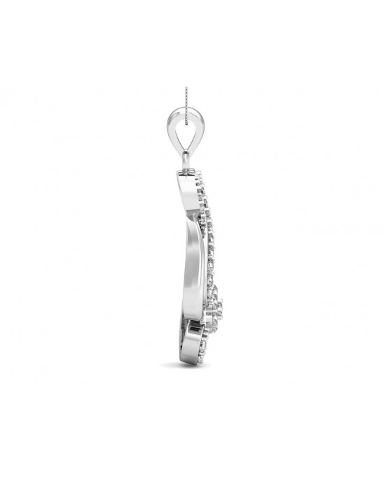 Deiva Round Brilliant Diamond Pendant