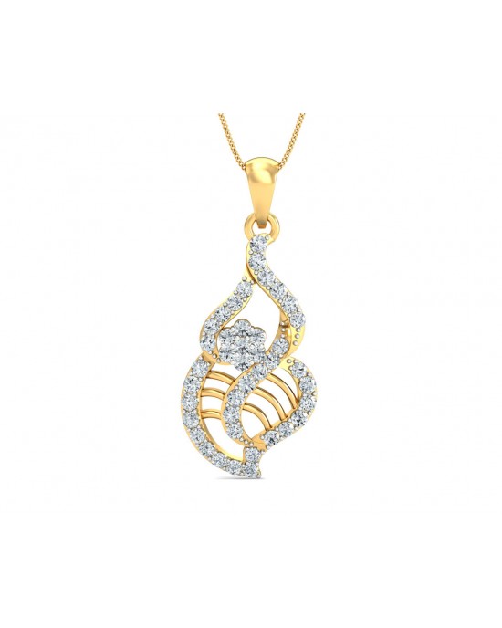 Sophia Diamond Gold Pendant 