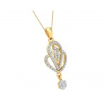 Penne Diamond Pendant in Gold