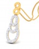Afina Diamond Pendant in Gold