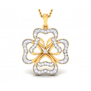 Afnan Flower Diamond Pendant