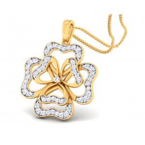 Afnan Flower Diamond Pendant