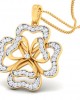 Afnan Flower Diamond Pendant