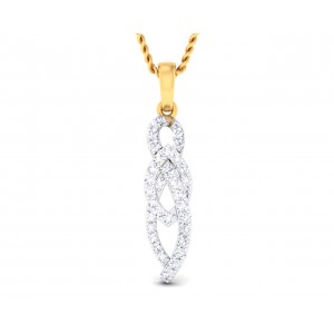 Feni Diamond Pendant in Gold