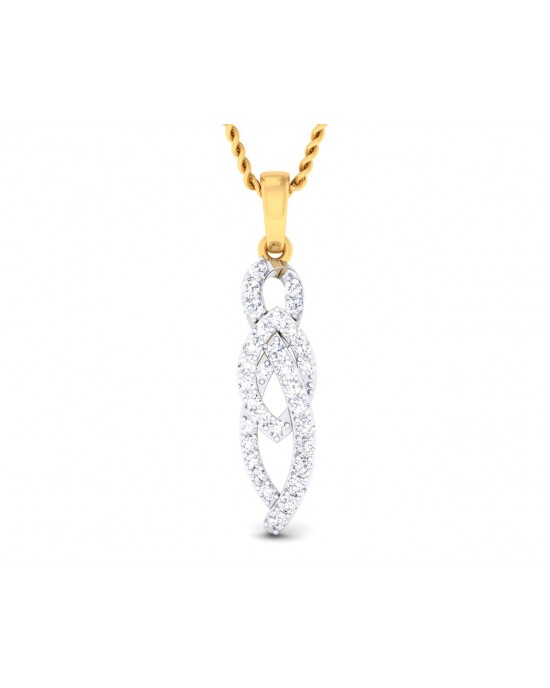 Feni Diamond Pendant in Gold