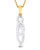 Feni Diamond Pendant in Gold