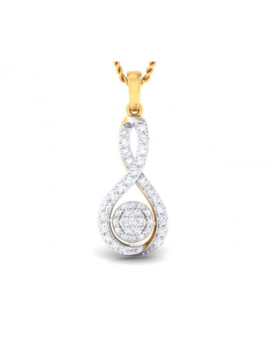 Cai Diamond Daily wear pendant in Gold