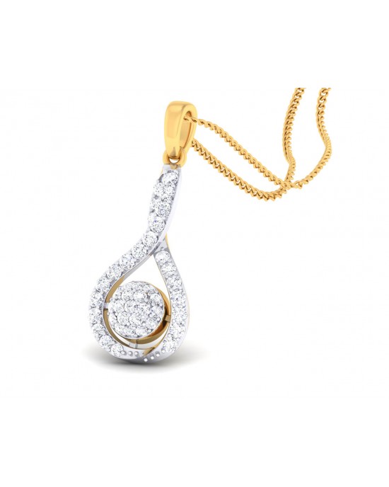 Cai Diamond Daily wear pendant in Gold