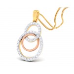 Cerena Diamond Pendant in Gold