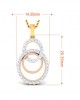 Cerena Diamond Pendant in Gold