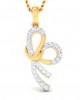 Derin Diamond Pendant in Gold