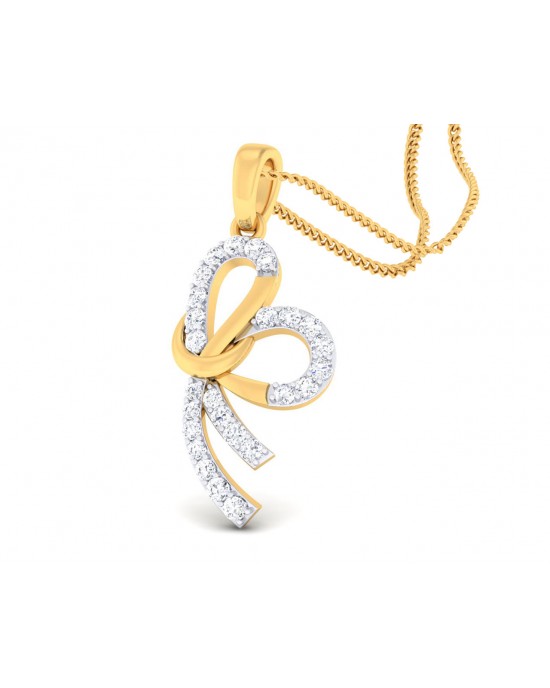 Derin Diamond Pendant in Gold