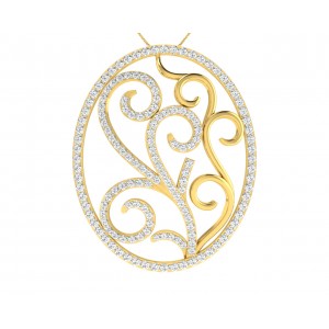 Celeste Diamond Pendant in Gold