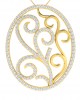 Celeste Diamond Pendant in Gold