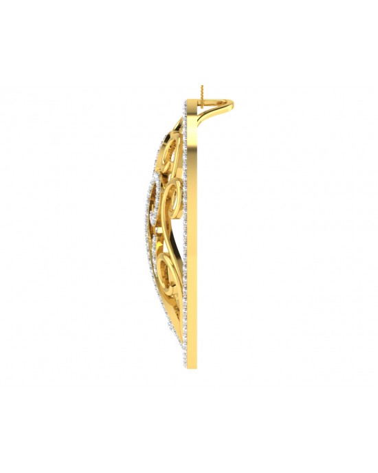 Celeste Diamond Pendant in Gold