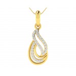Caylin Diamond Pendant in Gold