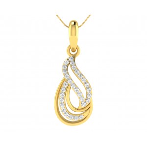 Caylin Diamond Pendant in Gold