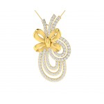 Hali Diamond Pendant In Gold