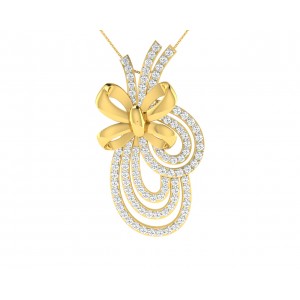 Hali Diamond Pendant In Gold