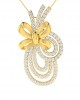 Hali Diamond Pendant In Gold