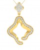 Ilsa Diamond Pendant in Gold