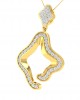 Ilsa Diamond Pendant in Gold