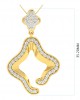 Ilsa Diamond Pendant in Gold