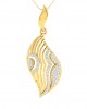 Ivanka diamond Pendant in Gold