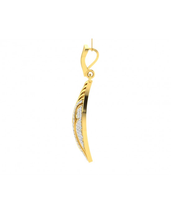 Ivanka diamond Pendant in Gold