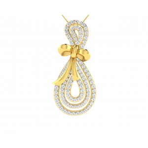 Iriana Diamond Pendant in Gold