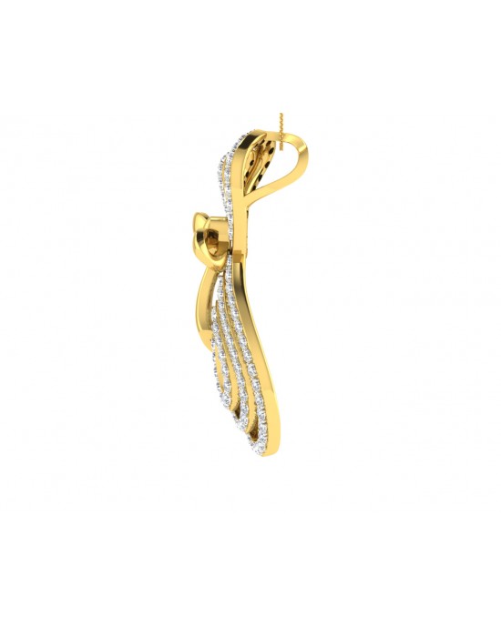 Iriana Diamond Pendant in Gold