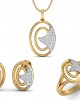 Aarya Diamond Pendant Set