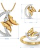 Afni Diamond Pendant Set