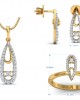 Aanshi Diamond Pendant Set